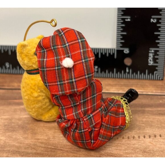 1994 HALLMARK KEEPSAKE ORNAMENT QX481-3 LUCINDA AND TEDDY BEAR GIFT GIRL - Picture 7 of 7